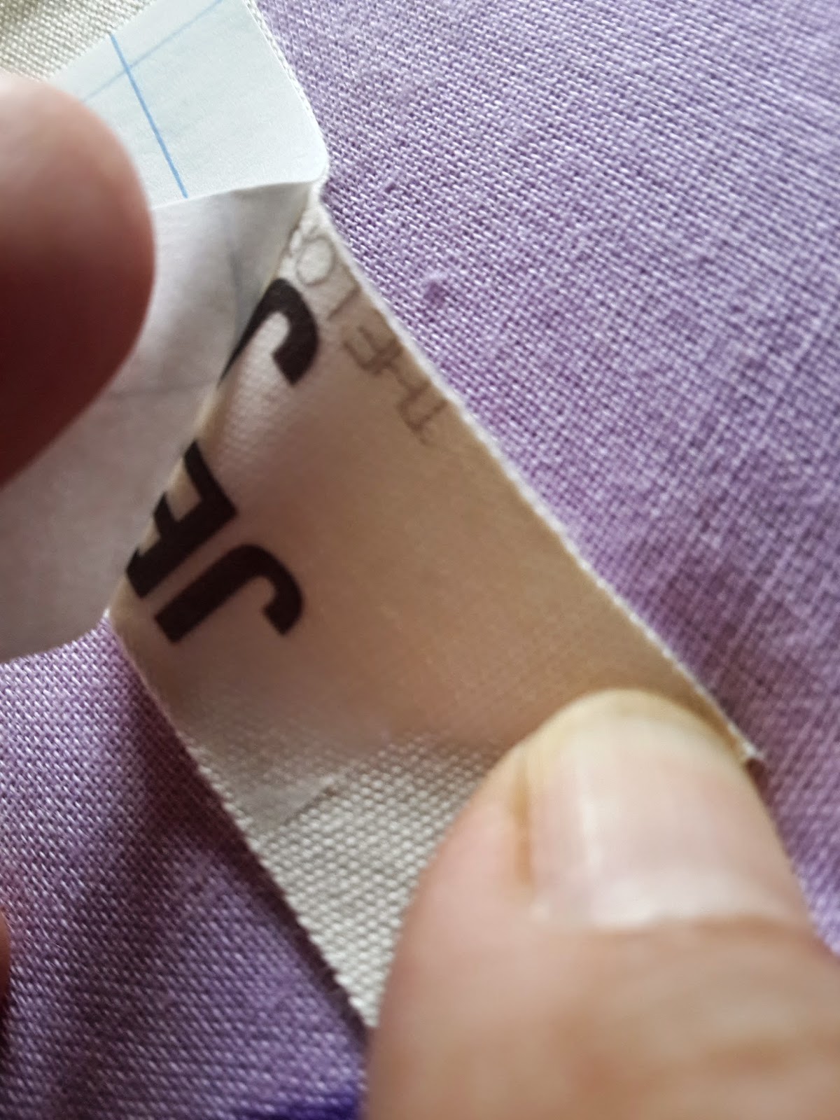 My Gallery Tutorial Making your own fabric label