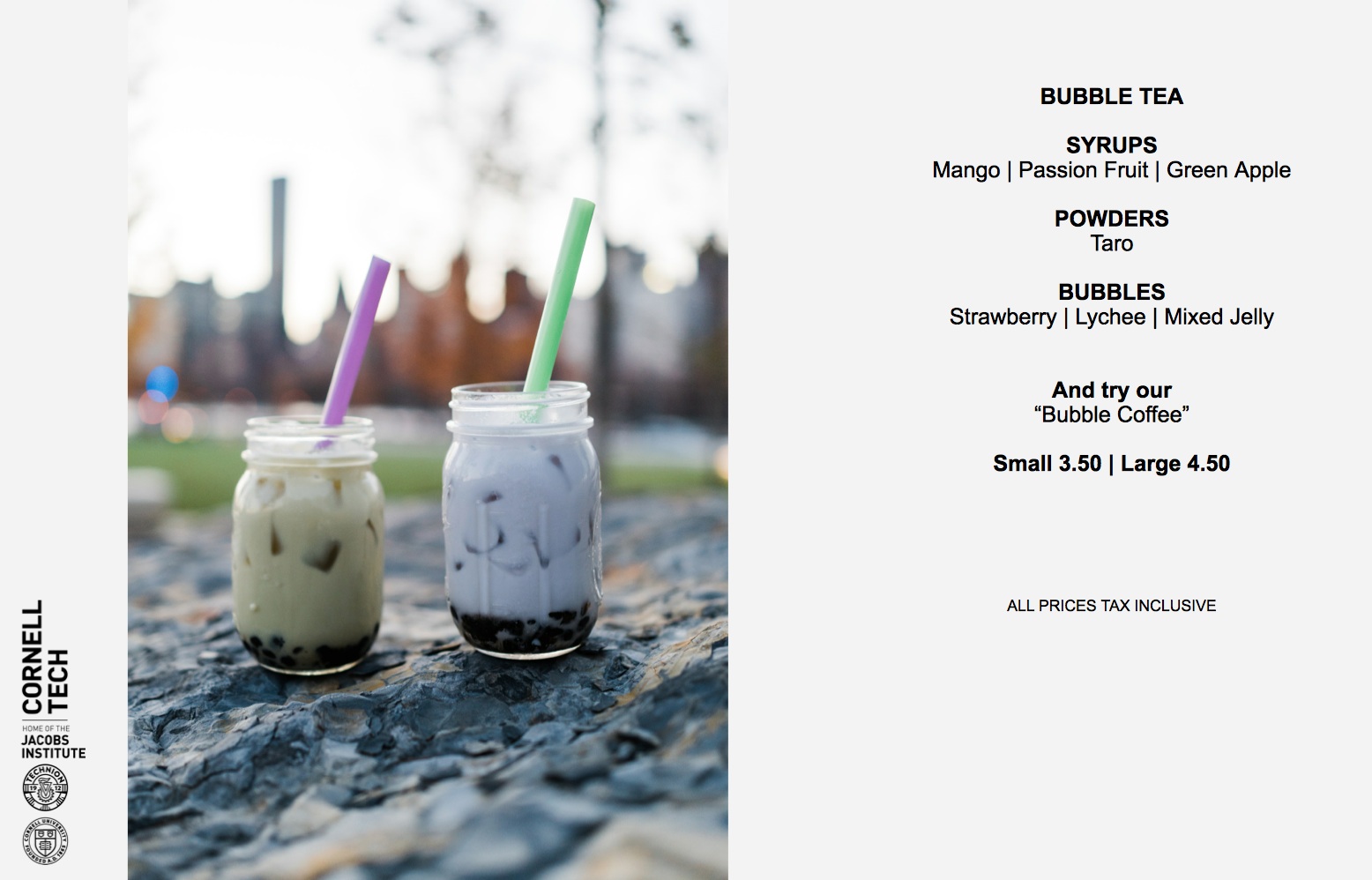 Roosevelt Islander Online Check Out New Menu At Roosevelt Island