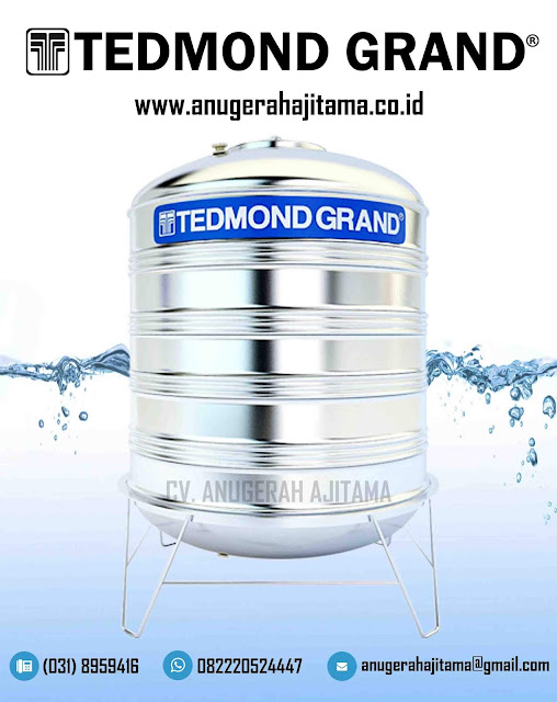 Tangki Air Stainless Steel Tedmond Grand