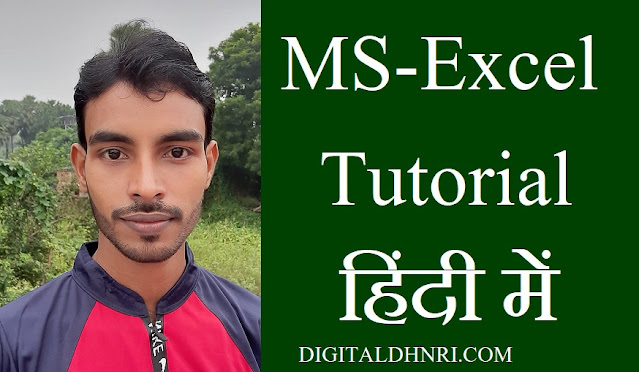 MS Excel Tutorial in hindi