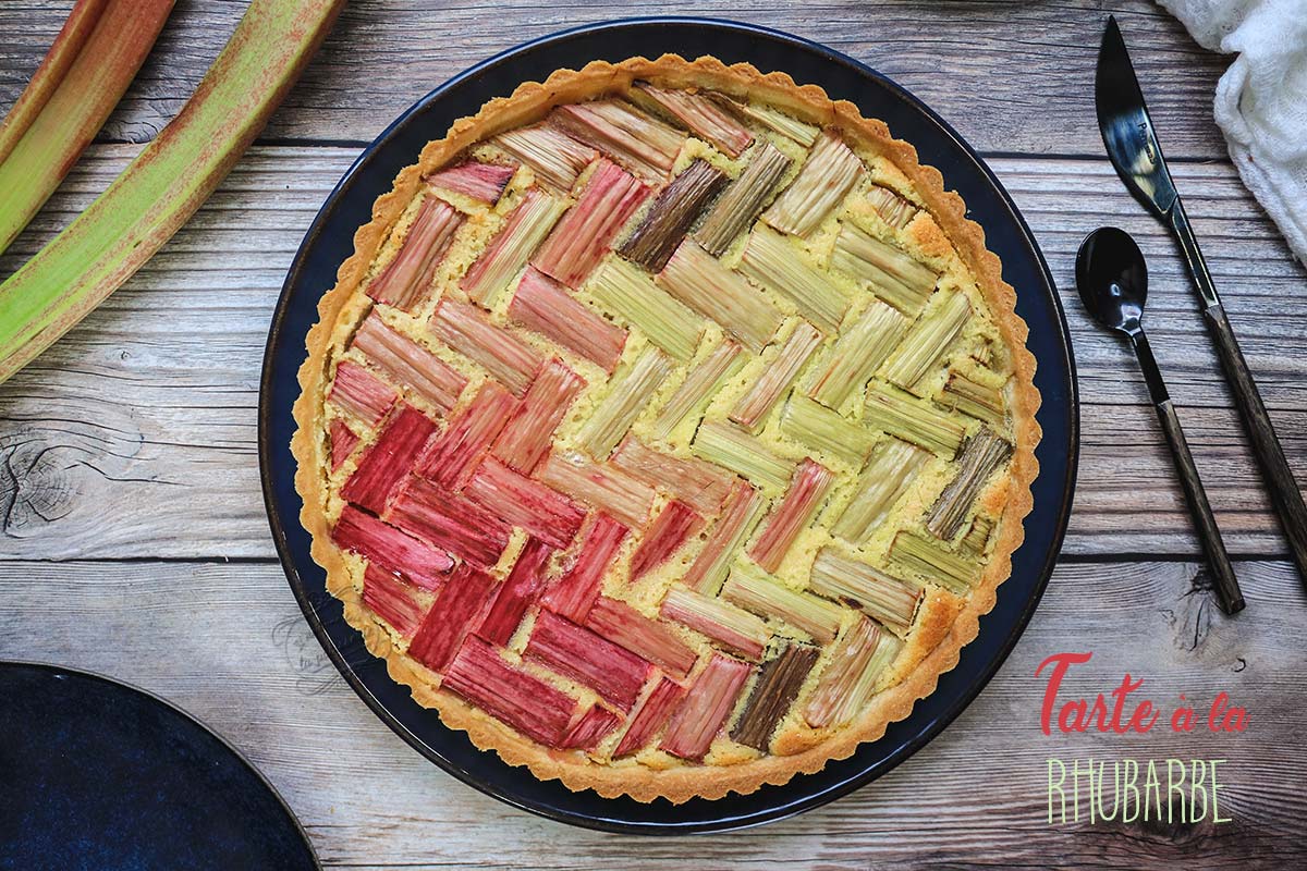tarte à la rhubarbe facile dessert-été