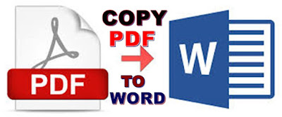 copy PDF to word image