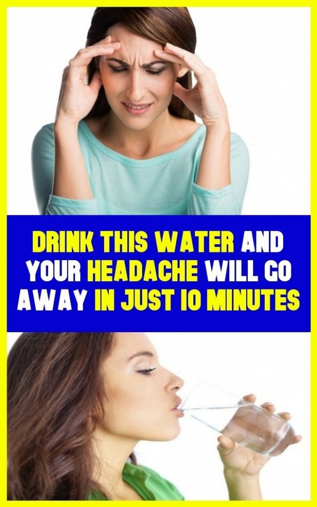 Drink this WATER and Your Headache Will go Away in Just 10 Minutes