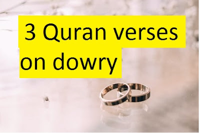 Quran verses about dowry