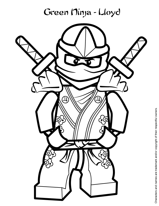 Lego Ninjago Coloring Pages
