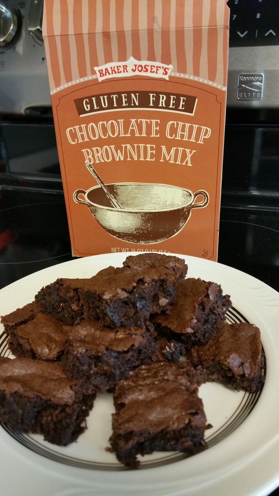 Wheat Free Living & Me... Trader Joes gluten free chocolate chip brownie mix...