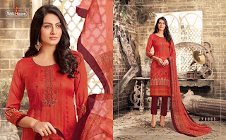 Tunic House Kreeti Pashmina Salwar Kameez Collection At Diwan Fashion Surat-www.Diwanfashion.com