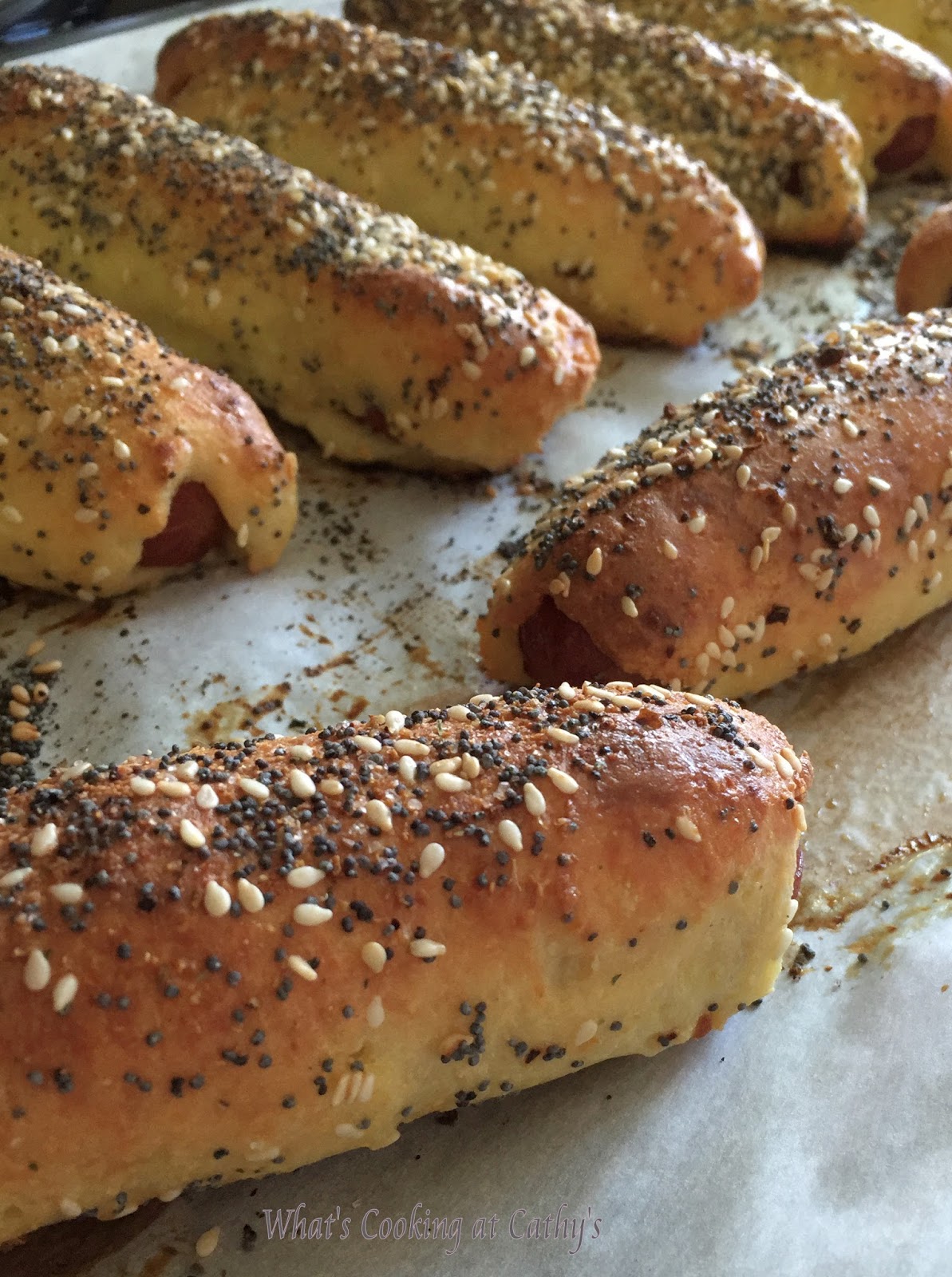 What's Cooking At Cathy's? Low Carb Bagel Dogs