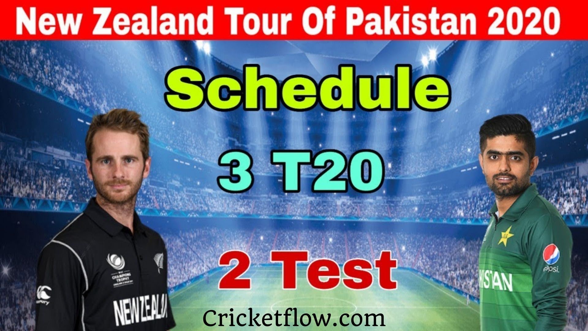 Pakistan vs New Zealand T20I Series Schedule Match Timing
