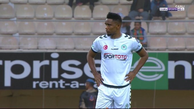 Turquie : Samuel Eto'o ouvre son compteur but avec Konyaspor Turquie : Samuel Eto'o ouvre son compteur but avec Konyaspor