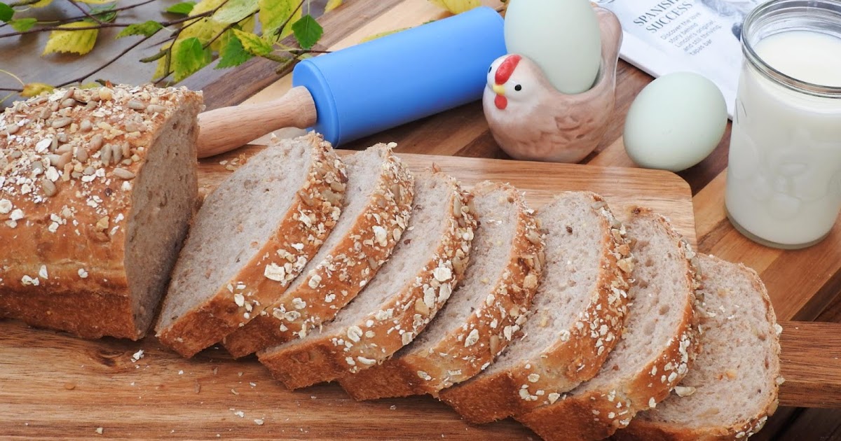 Josephine's Recipes Tasty Wholemeal Bread Recipe (No Butter, No Sugar