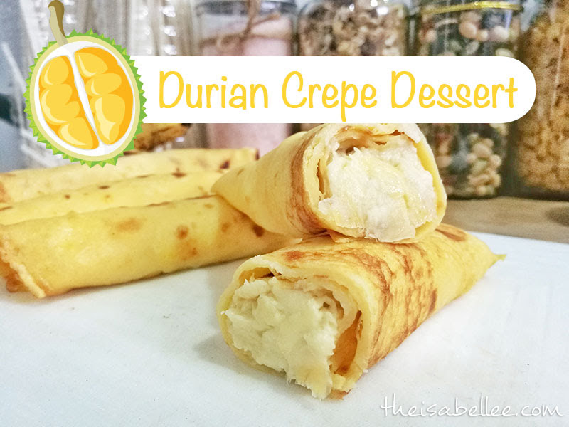 Durian crepe recipe