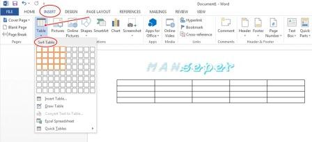 Cara Mudah Membuat Tabel di Ms. Word | Beae.us
