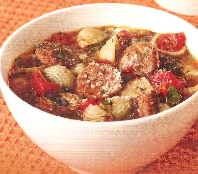 Winning Recipes Tomato and Sausage Soup