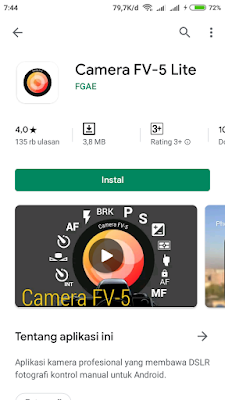 aplikasi kamera terbaik camera fv-5