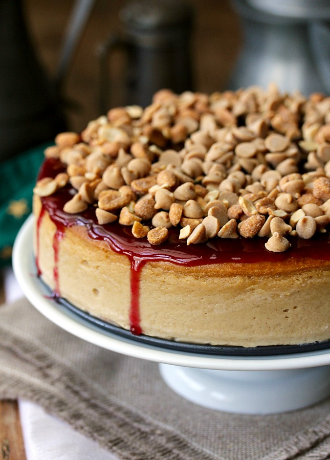 Peanut Butter and Jelly Cheesecake Karen's Kitchen Stories