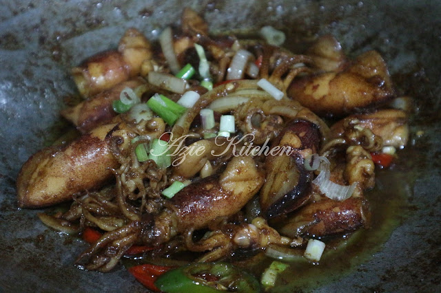 Sotong Masak Kicap Mudah dan Sedap