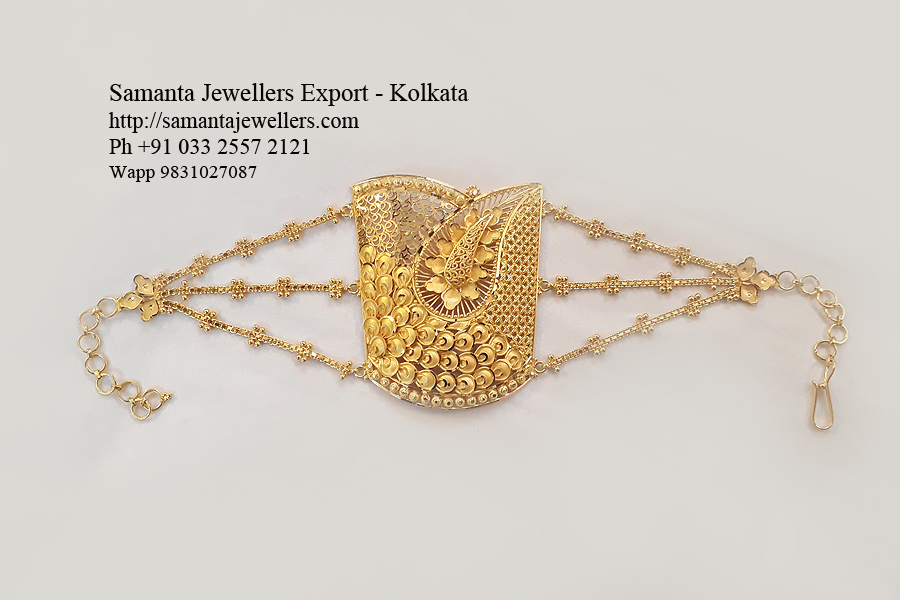 Latest Gold Bracelet Armlet Mantasha Designs