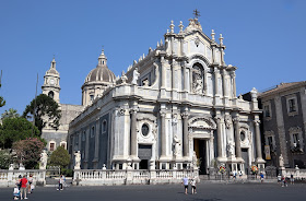 Vaccarini spent more than half his life working on the  restoration of Catania's Duomo