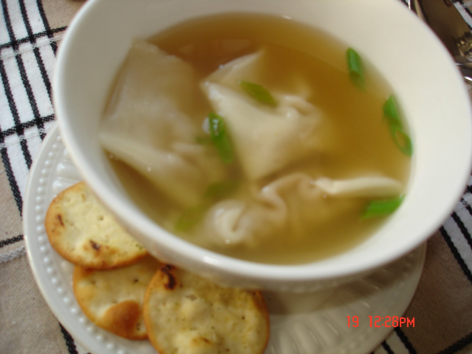 Le gourmand de Simone Soupe Won Ton facile
