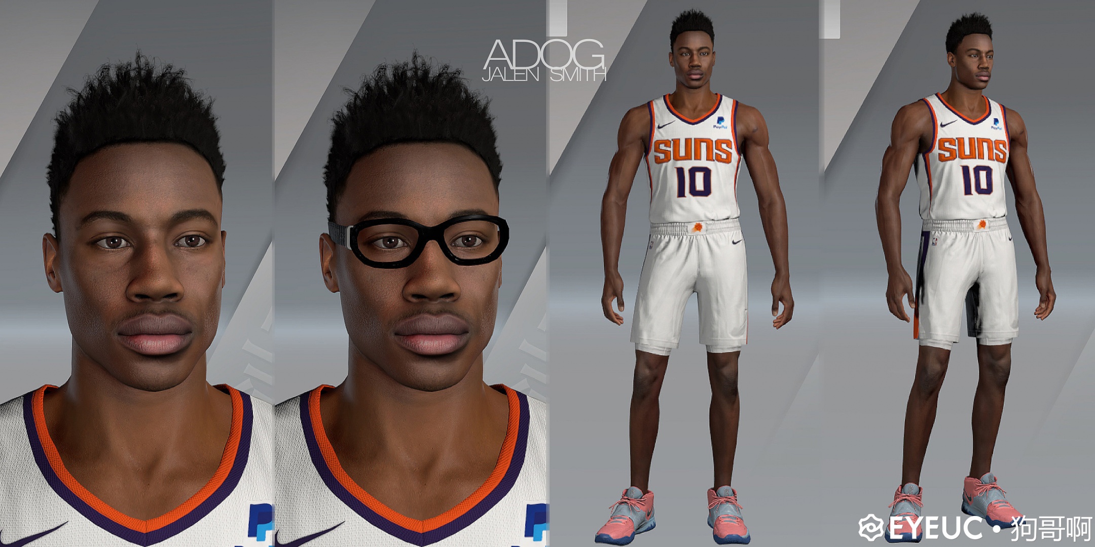 NBA 2K21 Jalen Smith Cyberface and Body Model v2 With