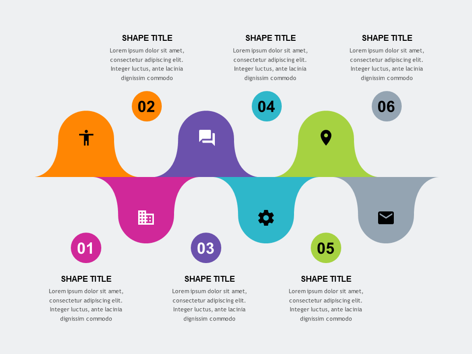 Arc Wave Connect PowerPoint Templates - PowerPoint Free