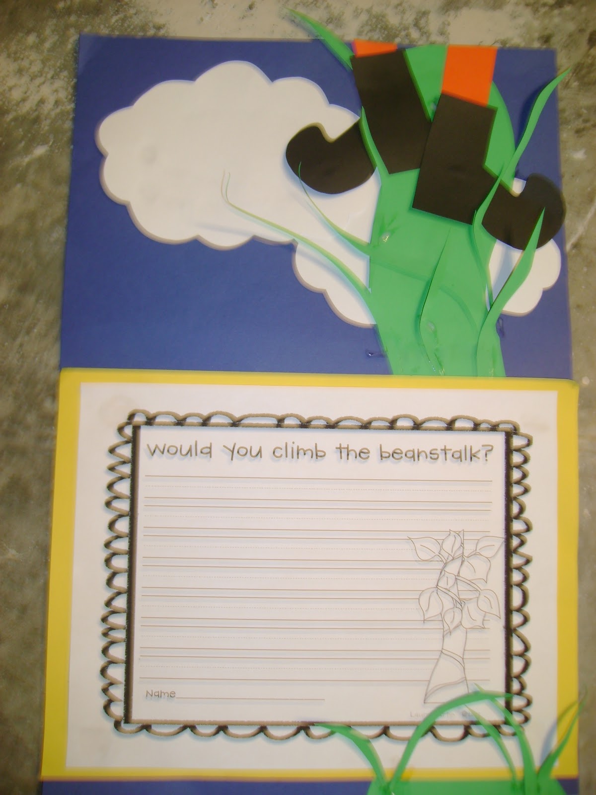 Jack and the beanstalk activities free image