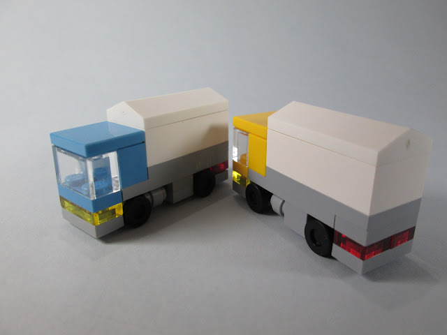 Camião LEGO em micro escala