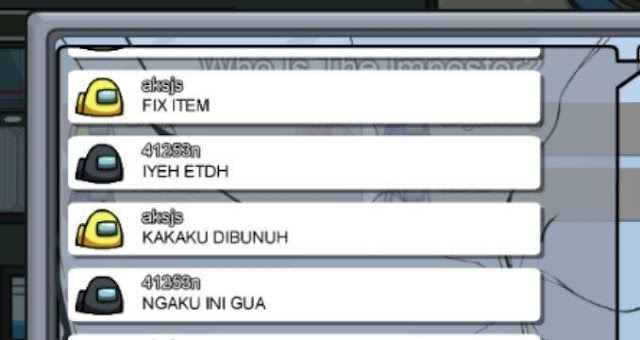 Kumpulan Chat dan Percakapan Lucu Among Us Yang Bikin Ngakak Kumpulan Chat dan Percakapan Lucu Among Us Yang Bikin Ngakak
