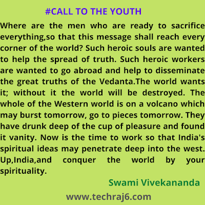 Call To The Youth Quotes By Swami Vivekananda