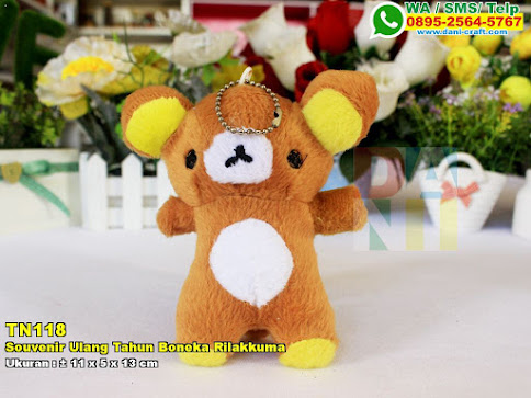 Souvenir Ulang Tahun Boneka Rilakkuma