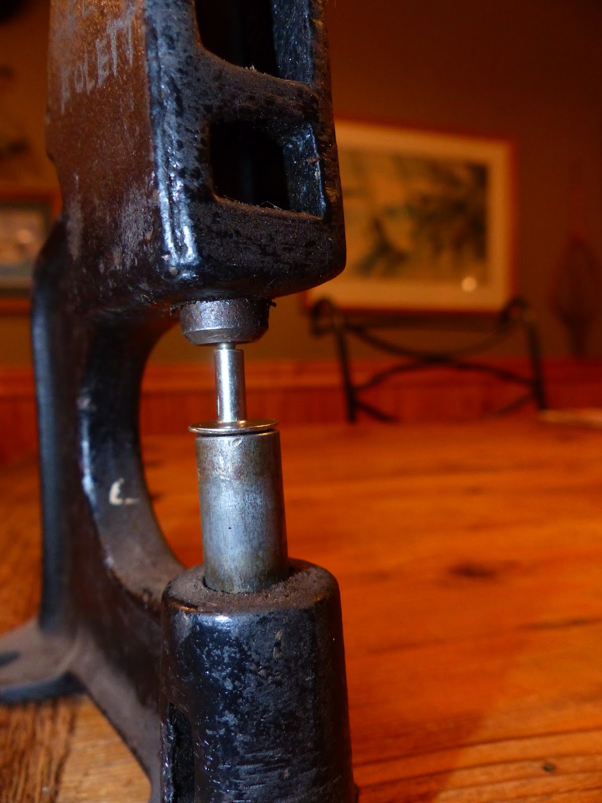 OldMotoDude Rivet Press for seat reupholstery