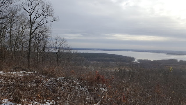 Vue à partir du sommet du Calvaire d'Oka