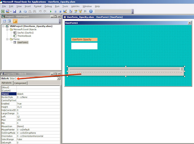 excel vba slider control