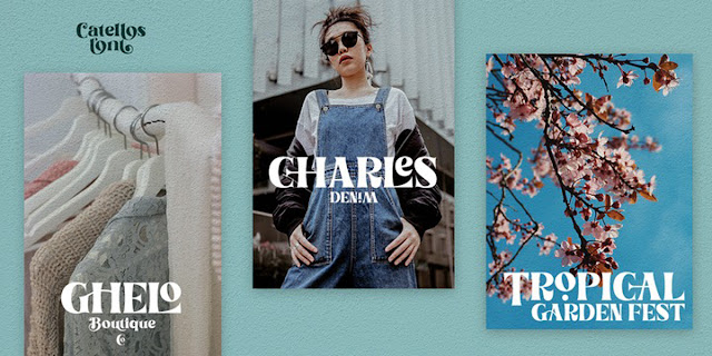 Catellos Font Family 5 Catellos Font Family