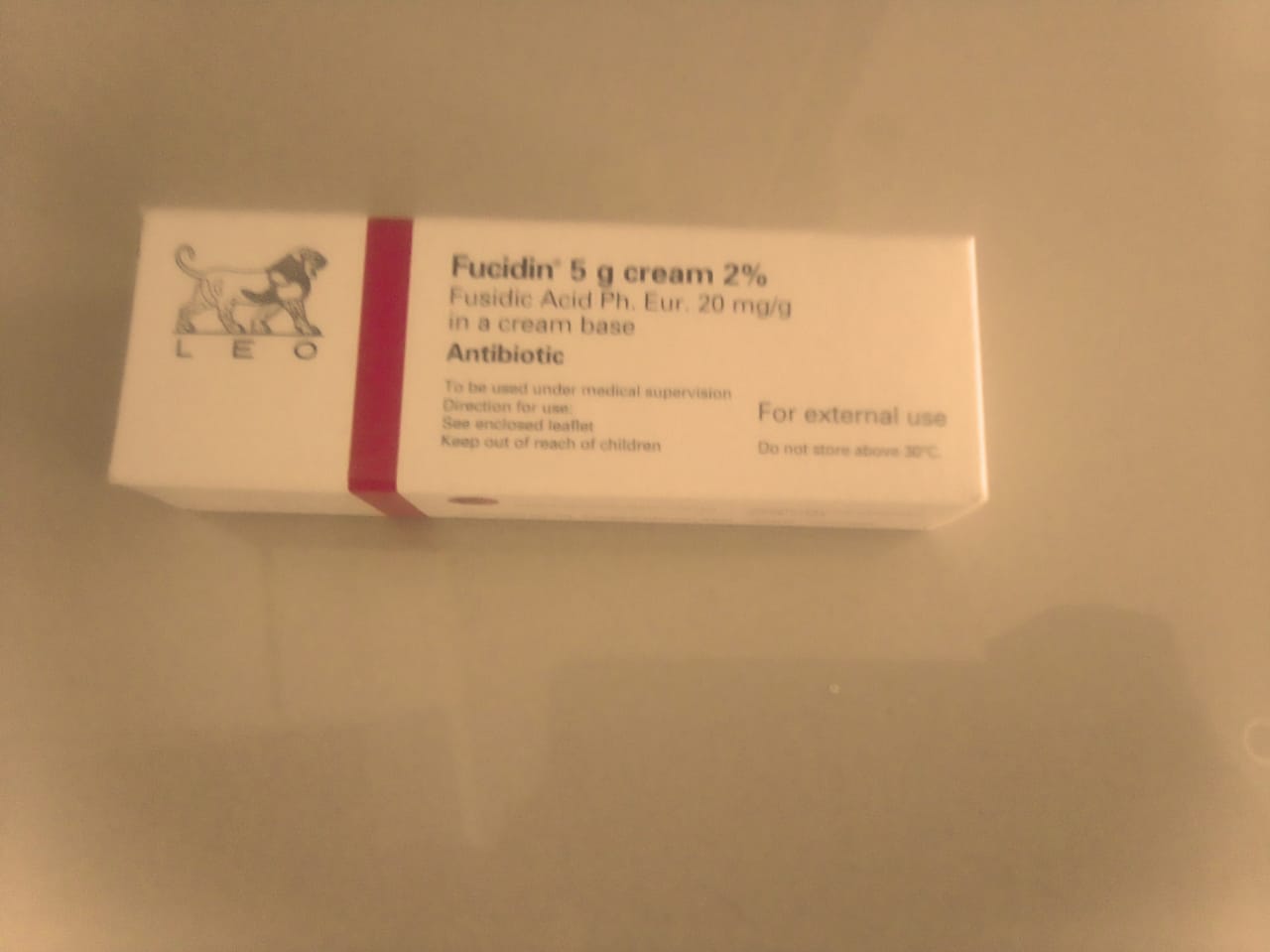 Fucidine 20 mg crema para que sirve