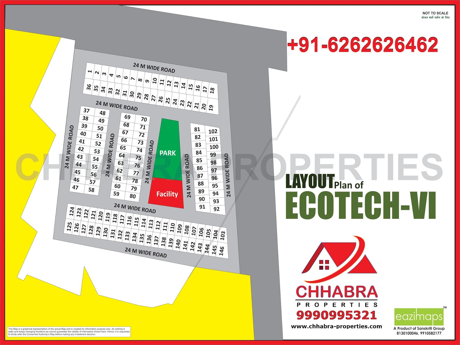 chhabra properties Alpha2 Greater Noida Map Layout Plan