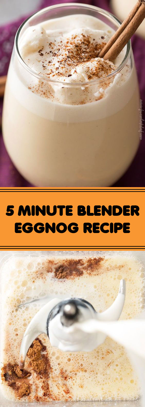 5 Minute Blender Eggnog Recipe