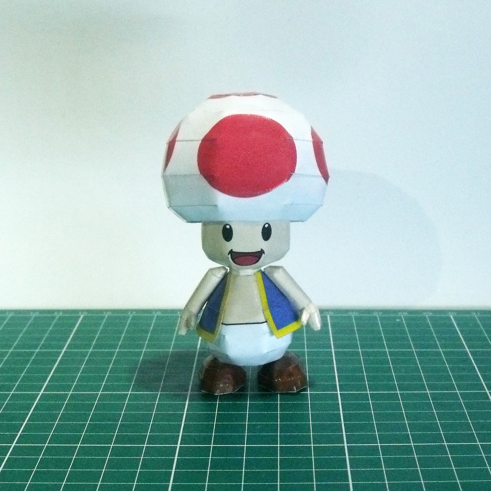 Titan Papercraft Toad Papercraft Coleção Super Mario