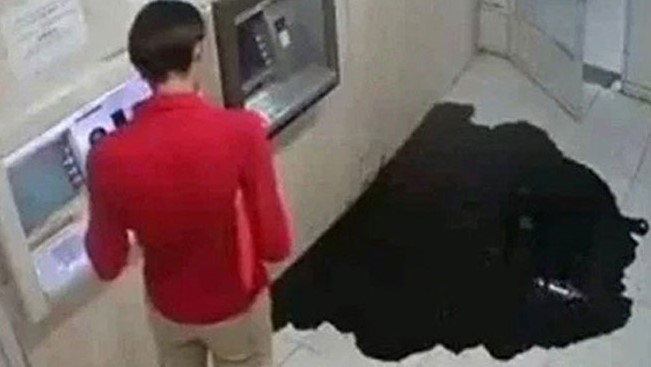 Petrol started coming out of ATM machine instead of Money