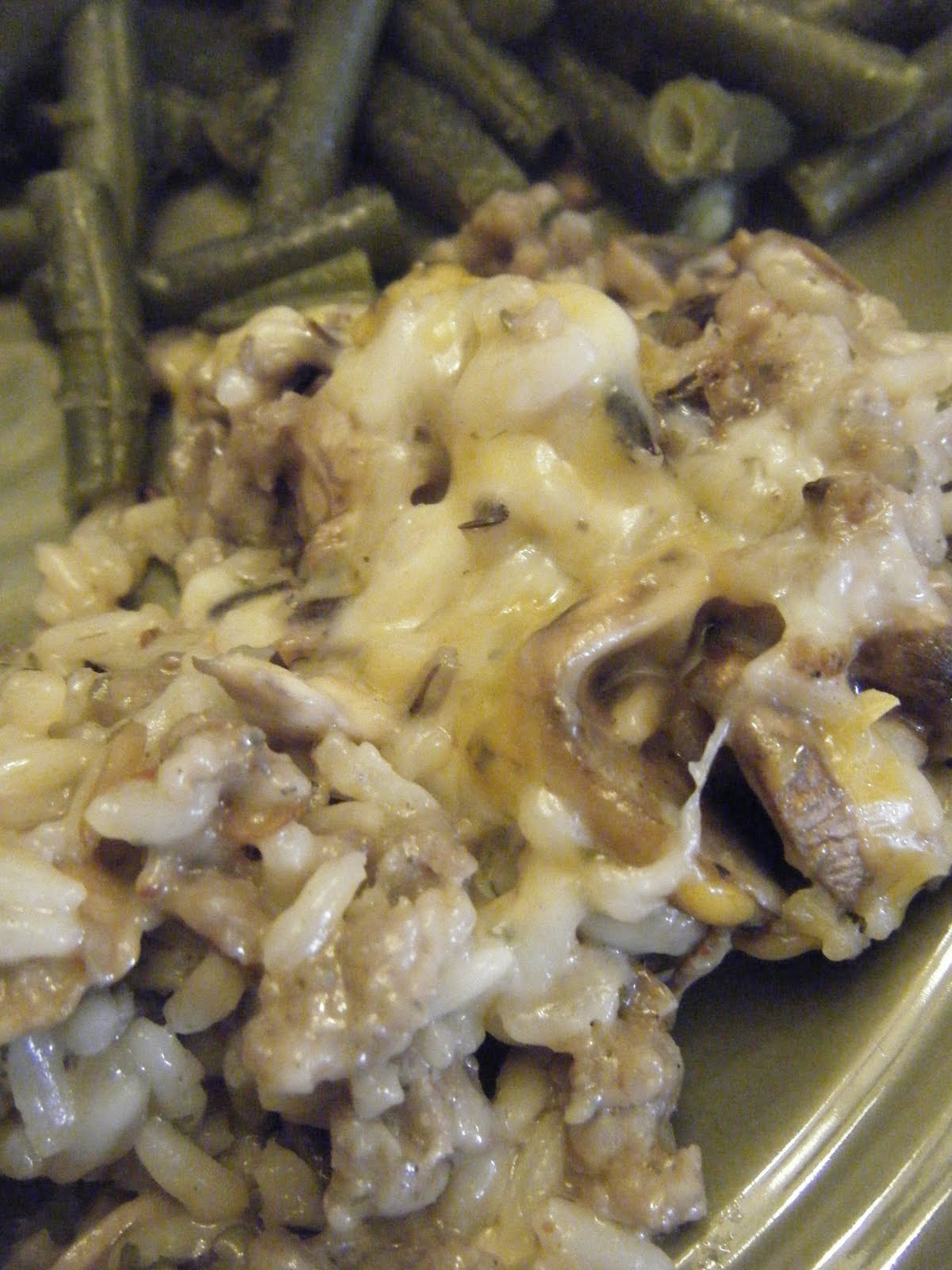Country Cookin' Makes You Good Lookin' Sausage and Wild Rice Casserole