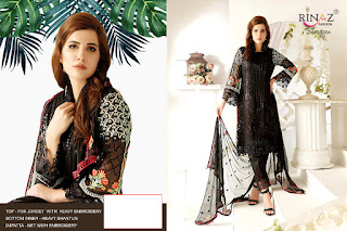 Rinaz Fashion Signature Georgette Pakistani Suits Collection In Wholesale Rate 