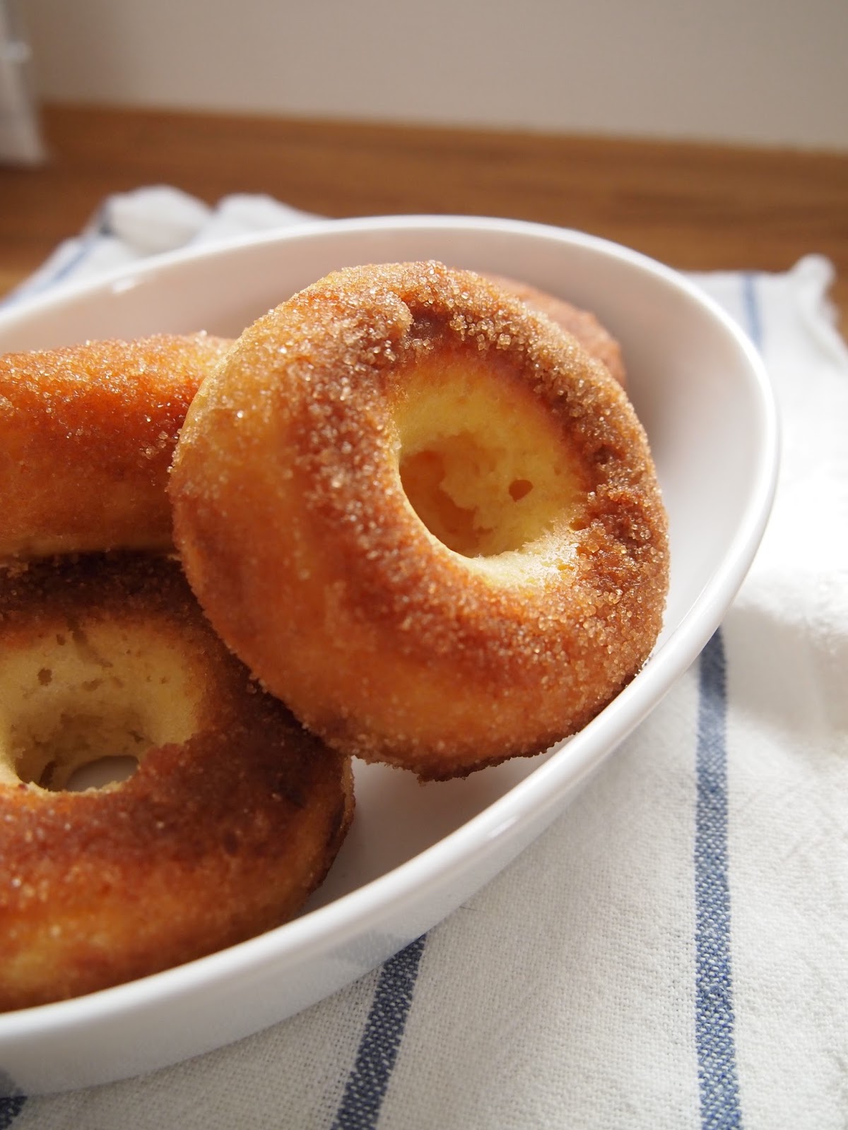 ヌテラ詰めのシナモンシュガードーナツパンケーキのレシピ・作り方