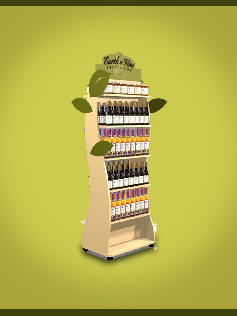 DESIGN AND MANUFACTURER WOODEN DISPLAY STANDS UAE.