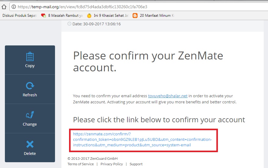 Http temp ru. Temp-mail.org. Ошибка: token confirmation required. ZENMATE os x please enter your authentication information.