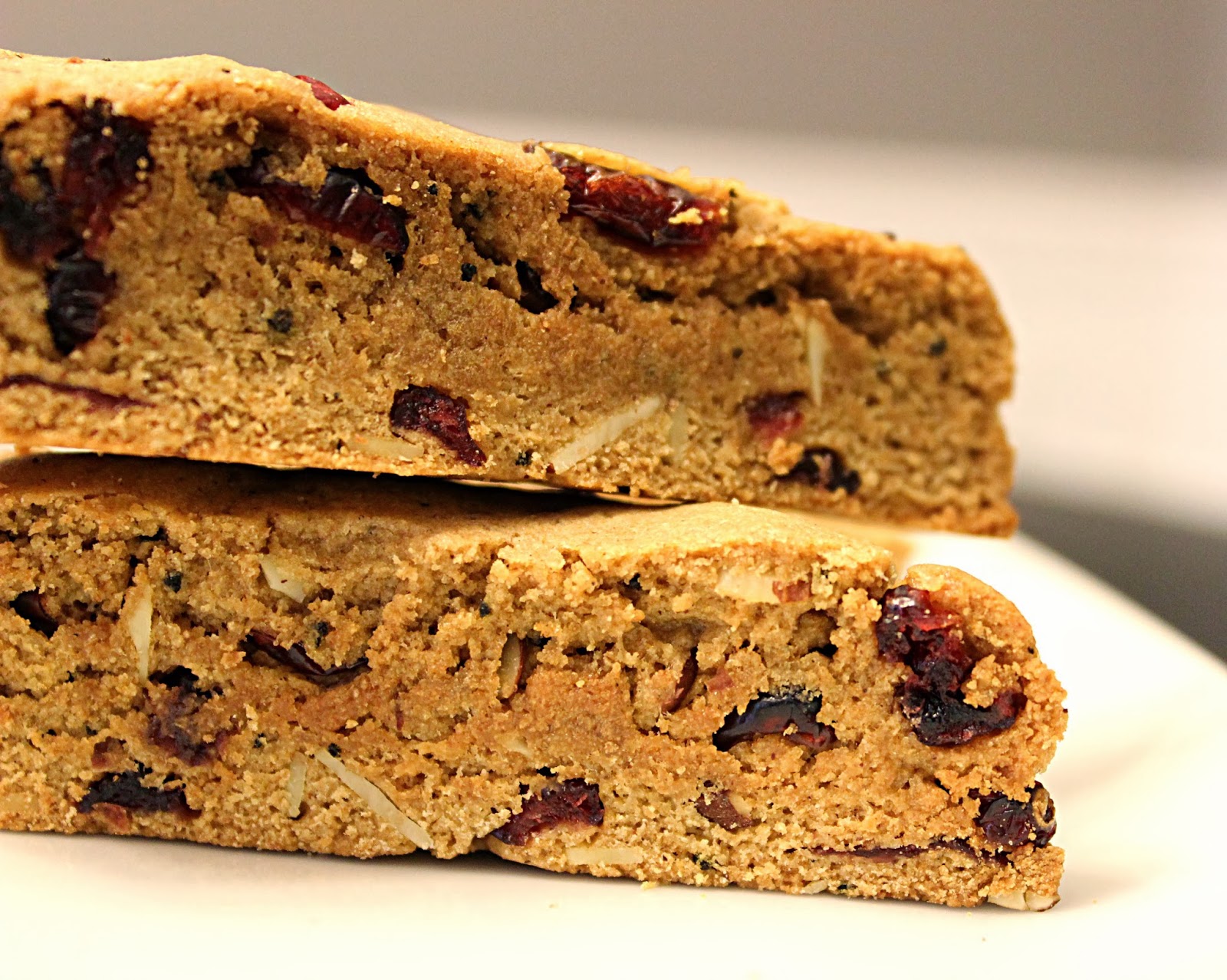 sugar & spice Chai Spiced Biscotti with Cranberries and Almonds