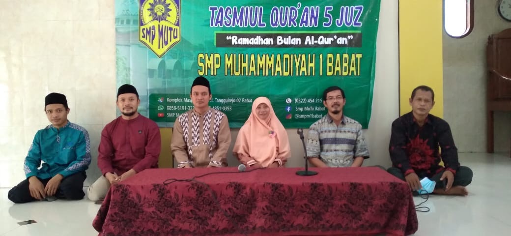 DIKDASMEN PCM BABAT: Gebrakan Baru SMPMUTU adakan Tasmi�ul Qur�an 5 Juz