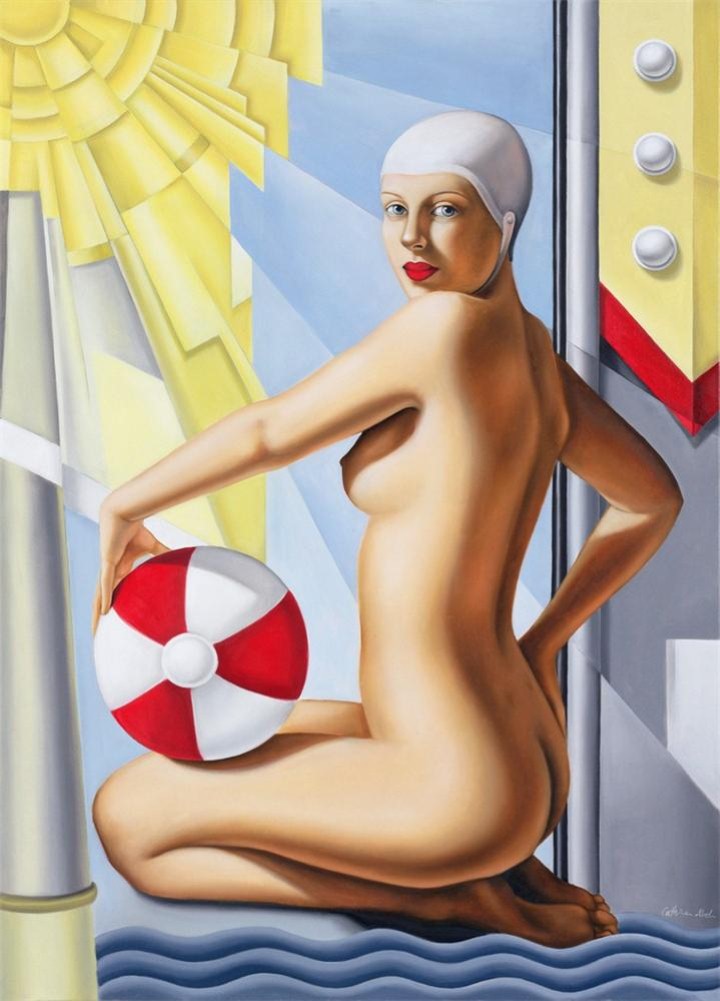 Catherine Abel.  Картины в стиле Арт-Деко