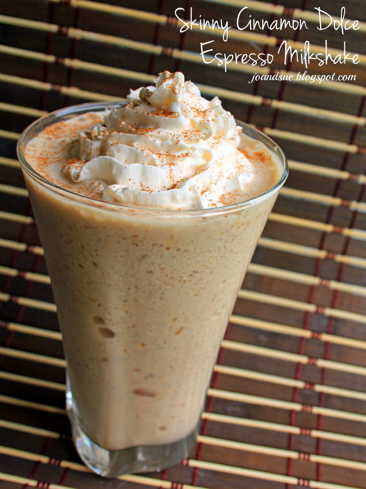 Jo and Sue Skinny Cinnamon Dolce Espresso Milkshake