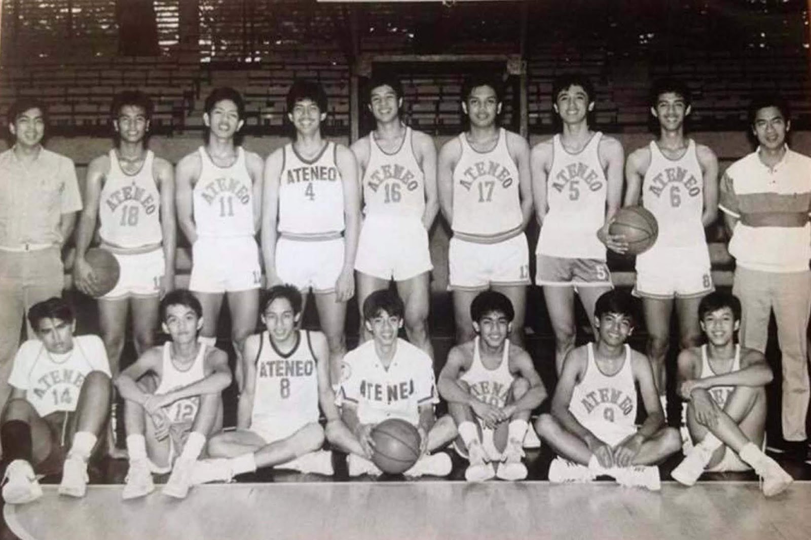 1986 up basketball team roster